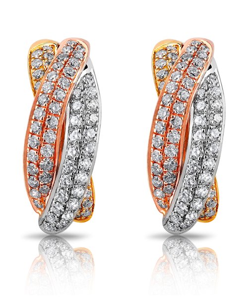 AER0006651 - 18K WRY gold 8.23 gms, 128D - 1.25 carat, AED.7500