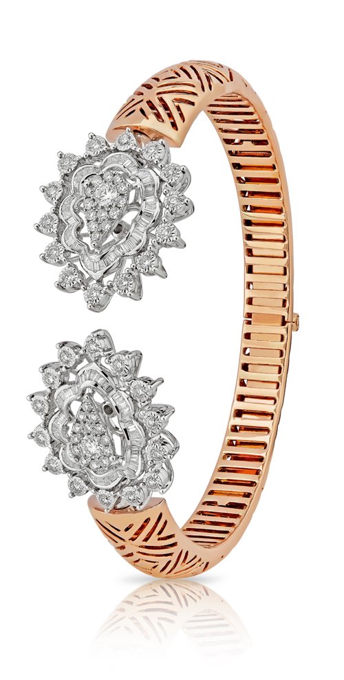 PearNice Bangle in 18K rose gold - 1A - AED.15000