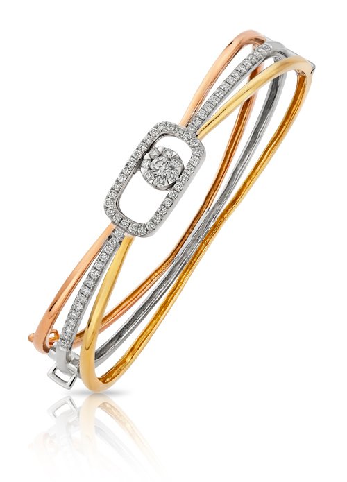 Tri Color Bangle - A AED 10000