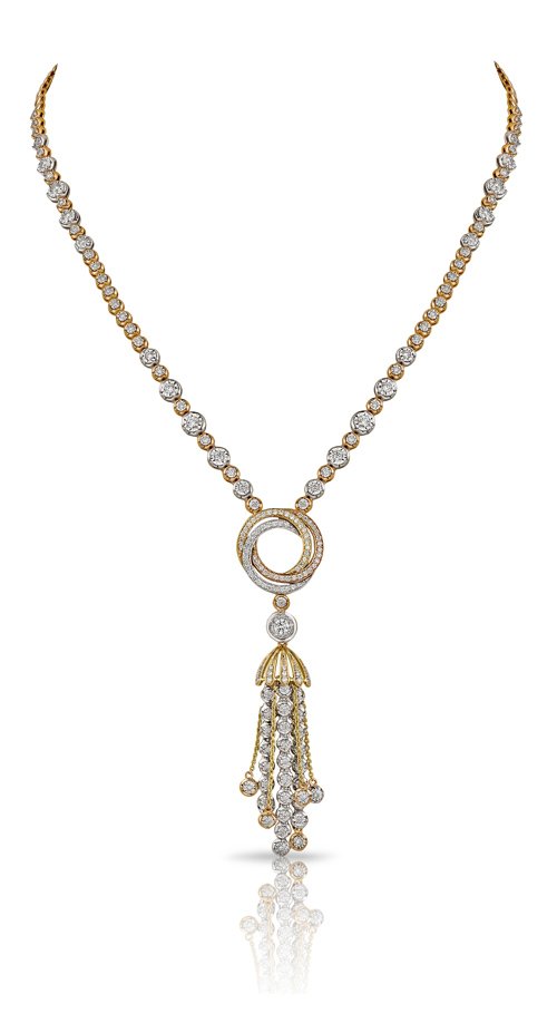 Tri Color - Red Carpet Necklace AED 15500